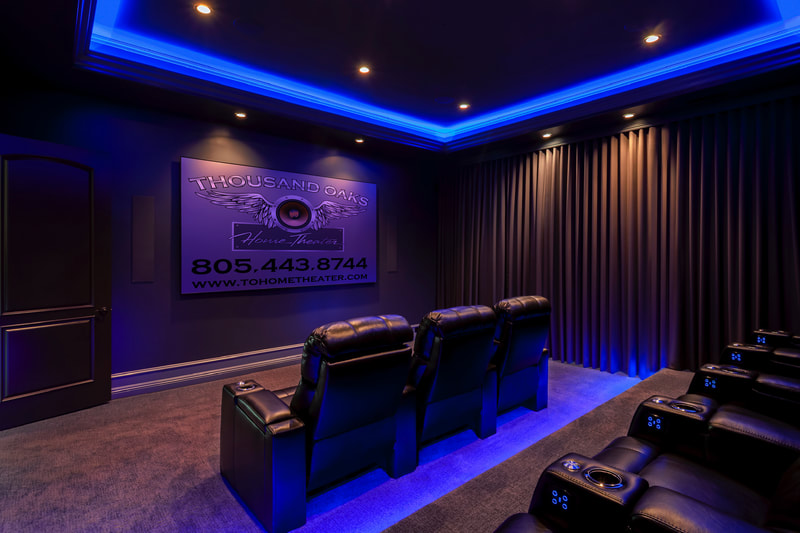 Custom Theater designed by Thousand Oaks Home Theater
