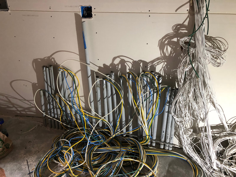 Network wiring for Home Network and Automation in construction